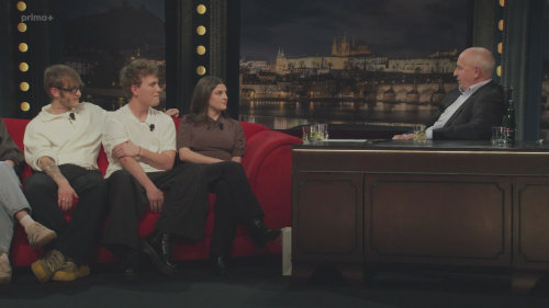 Matěj Čech, Anna Mercedes Čtvrtníčková, František Prachař v Show Jana Krause (2026)