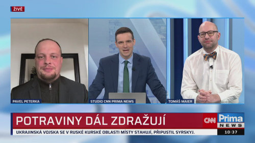 ZPRÁVY PLUS, Pavel Peterka, Tomáš Maier - 13.3. v 10:30