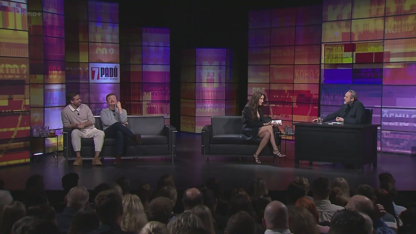 Elizabeth Kopecká v talkshow 7 pádů Honzy Dědka 2026
