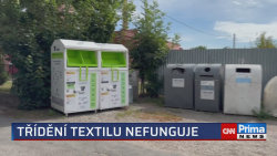 Třídění textilu nefunguje