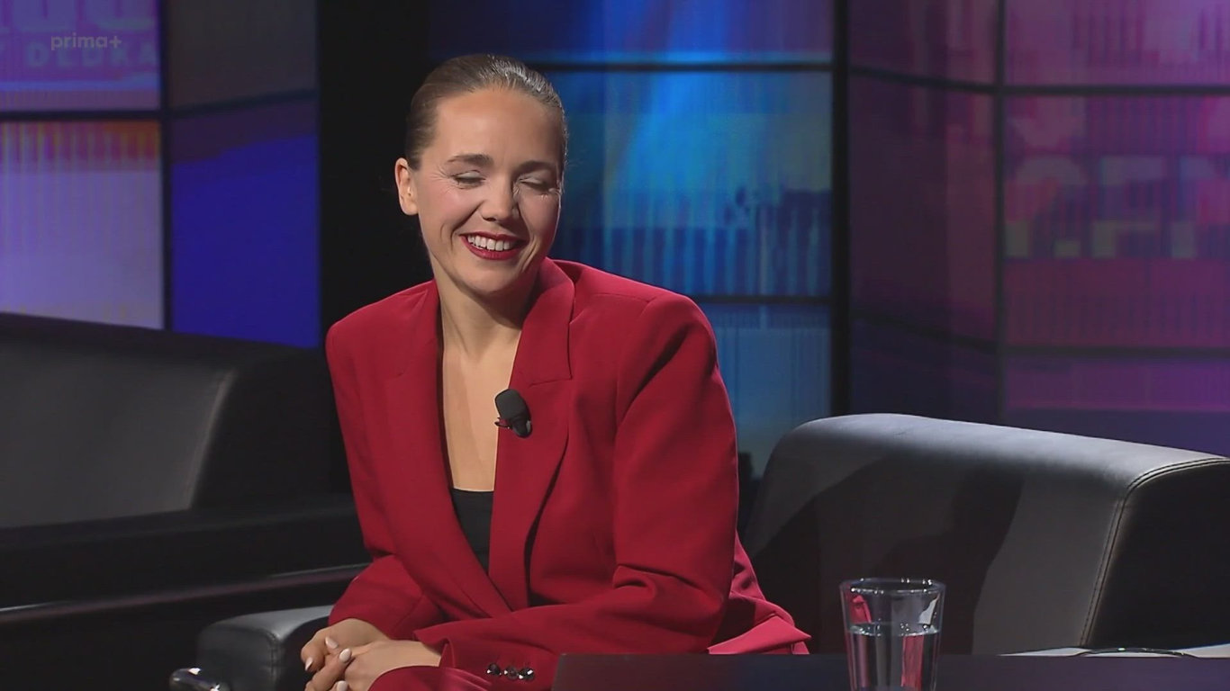 Lucie Vondráčková v talkshow Honzy Dědka 2026