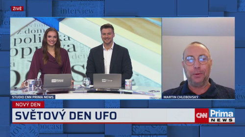 Koordinátor Týmu záře Martin Chlebovský v pořadu Nový den