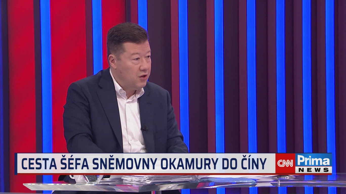 Okamura před cestou do Číny: Chceme její výstavu v Praze. Neklaňte se tak, vyzval ho Hřib
