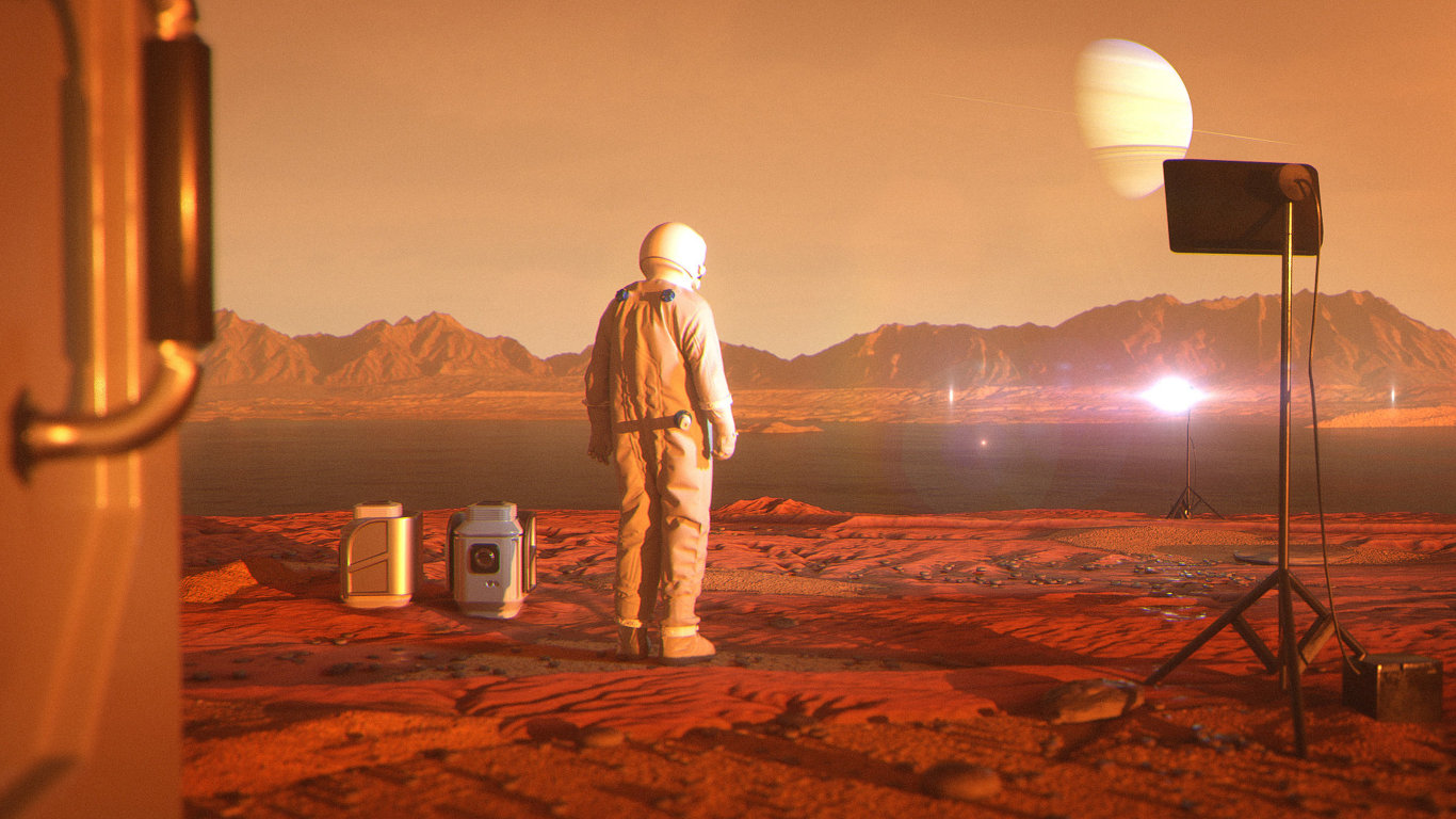 Titan je největším ze Saturnových měsíců a jediným ve Sluneční soustavě, který má atmosféru. Vědci tento vzdálený a tajemný svět považují za nejlepšího kandidáta pro lidské osídlení 