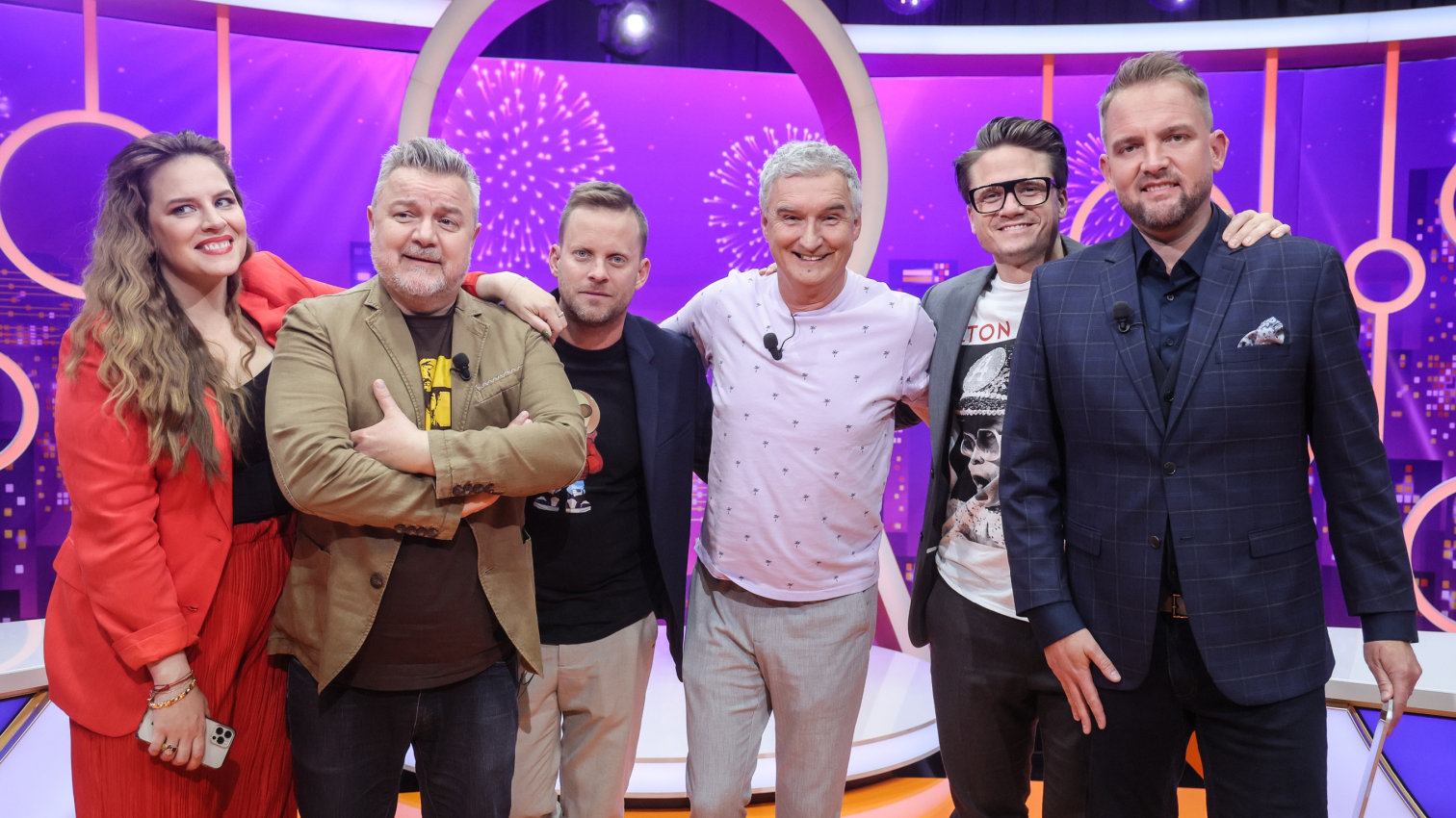 J.Prachař; O.G.Brzobohatý; P.Nesvačilová; M.Pokorný; VIP host M.Nesvadba