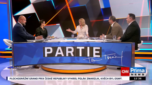 PARTIE TEREZIE TOMÁNKOVÉ, Jan Hrnčíř, Olga Richterová, Boris Šťastný, Jan Bartošek - 1.6. v 11:50