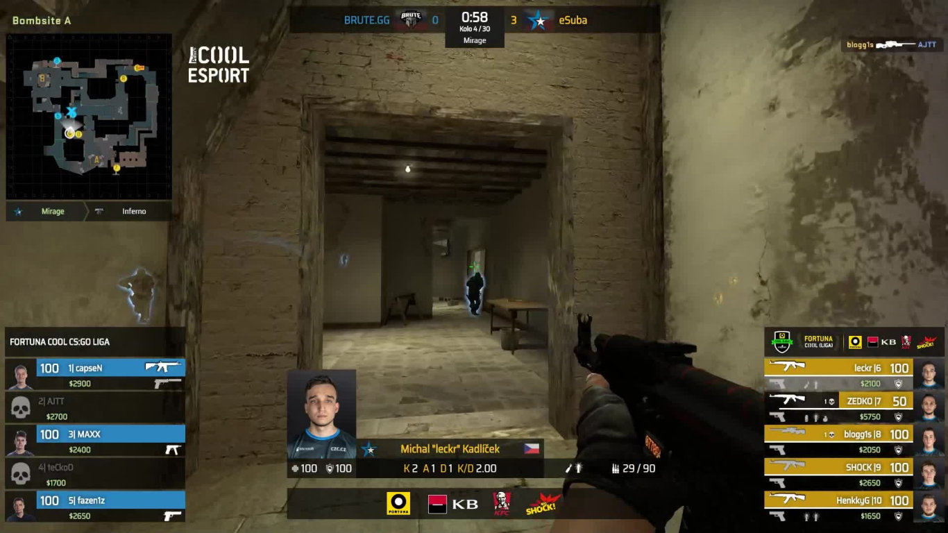 4. kolo - BRUTE.GG vs. eSuba