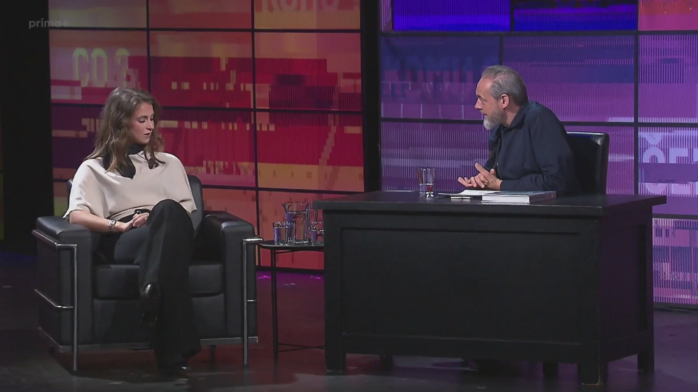 Sára Rychlíková v talkshow 7 pádů Honzy Dědka 2026