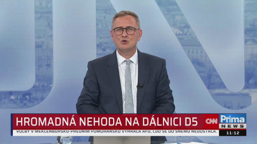 Hromadná nehoda na D5