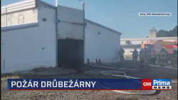 Požár drůbežárny na Českobudějovicku