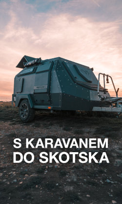 S karavanem do Skotska