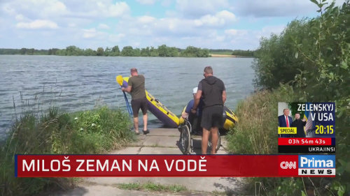 Miloš Zeman promluvil ze svého pověstného žlutého člunu