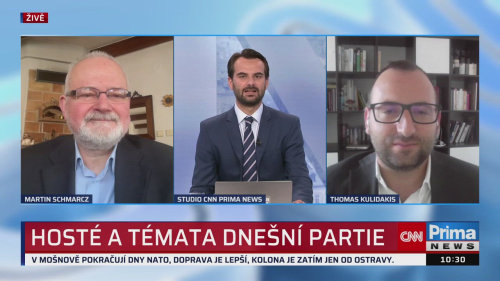 SPECIÁLNÍ VYSÍLÁNÍ, Thomas Kulidakis, Martin Schmarcz - 21.9. v 10:30