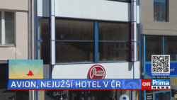 Avion, nejužší hotel v ČR