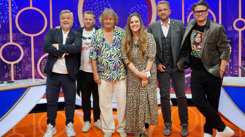 J.Prachař; O.G.Brzobohatý; P.Nesvačilová; M.Pokorný; VIP host S.Hložek
