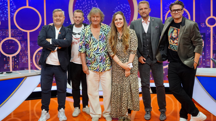 J.Prachař; O.G.Brzobohatý; P.Nesvačilová; M.Pokorný; VIP host S.Hložek