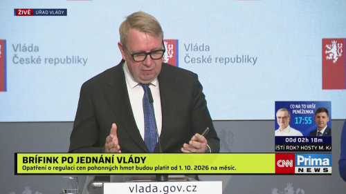 Aleš Juchelka po jednání vlády (21. 9. 2026)