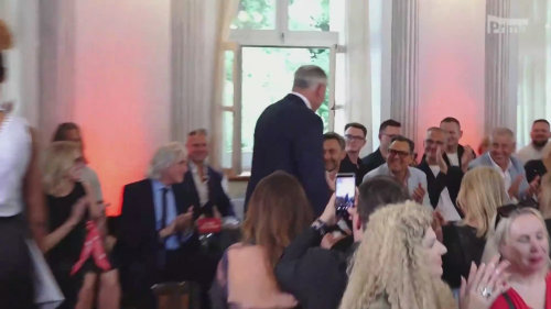 Jan Čenský se synem na módní přehlídce