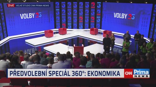 Volby do Poslanecké sněmovny 2025, Předvolební superdebata 360° - 24.9. v 21:32
