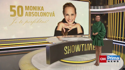 Monika Absolonová slaví padesátiny