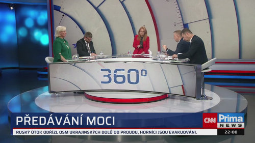 360°, Aleš Juchelka, Tomio Okamura, Jan Jakob, Věra Kovářová, Tomáš Zdechovský, Ondřej Knotek - 6.11. v 21:59