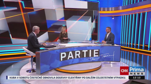 PARTIE Terezie Tománkové, 20.9. v 12:10 - Vladimír Pikora, Tomáš Portlík, Miroslav Ševčík, Olga Richterová
