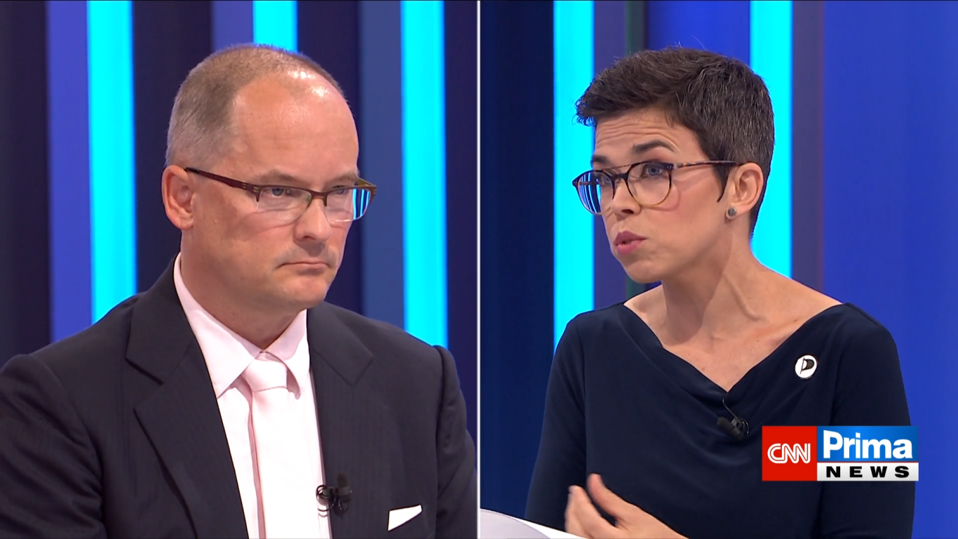 Druhá část Partie: Richterová, Pikora, Ševčík a Portlík