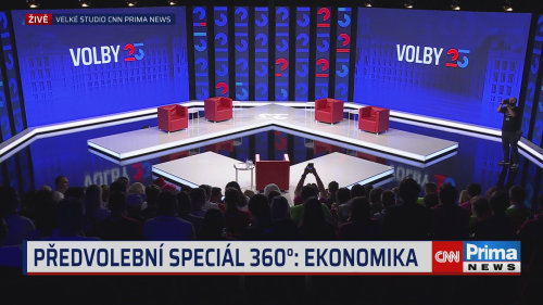 Volby do Poslanecké sněmovny 2025, Předvolební superdebata 360° - 3.9. v 21:32