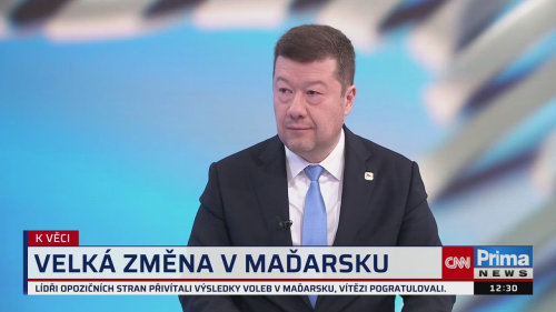 K VĚCI, 13.4. v 12:30 - Tomio Okamura