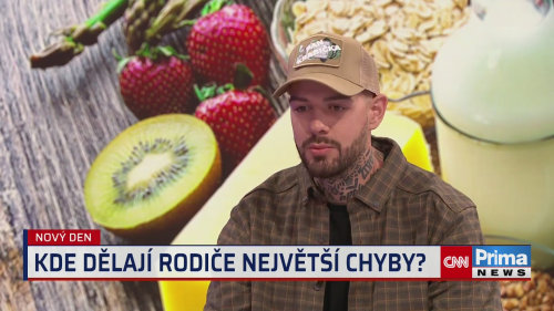 Pan Krabička v pořadu Nový den