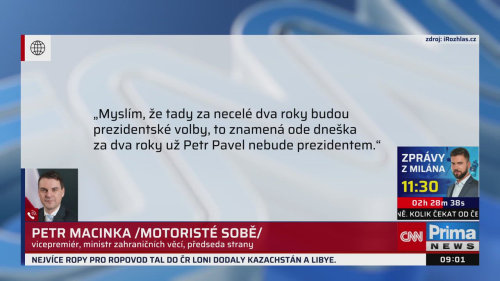 ZPRÁVY, 6.2. v 09:00