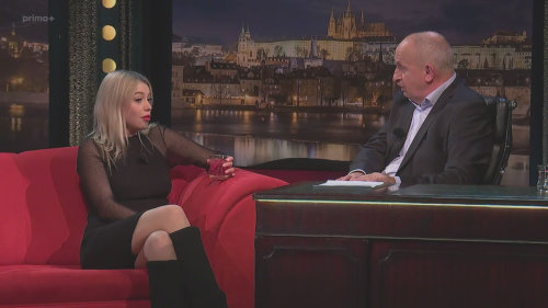 Influencerka Valérie Holáková alias Xholakys v Show Jana Krause (2025)