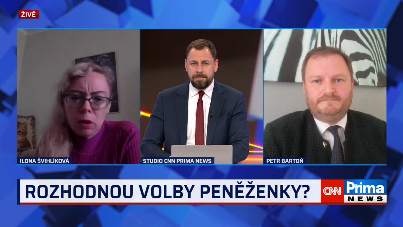 Partie PLUS: Ekonomové Švihlíková a Bartoň
