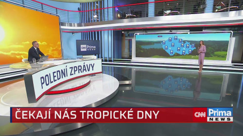 Česko čekají tropické dny