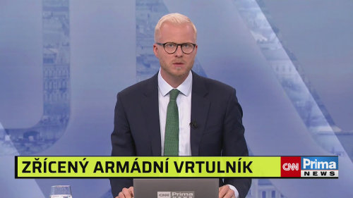 Zřícený armádní vrtulník