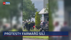 Protesty farmářů sílí