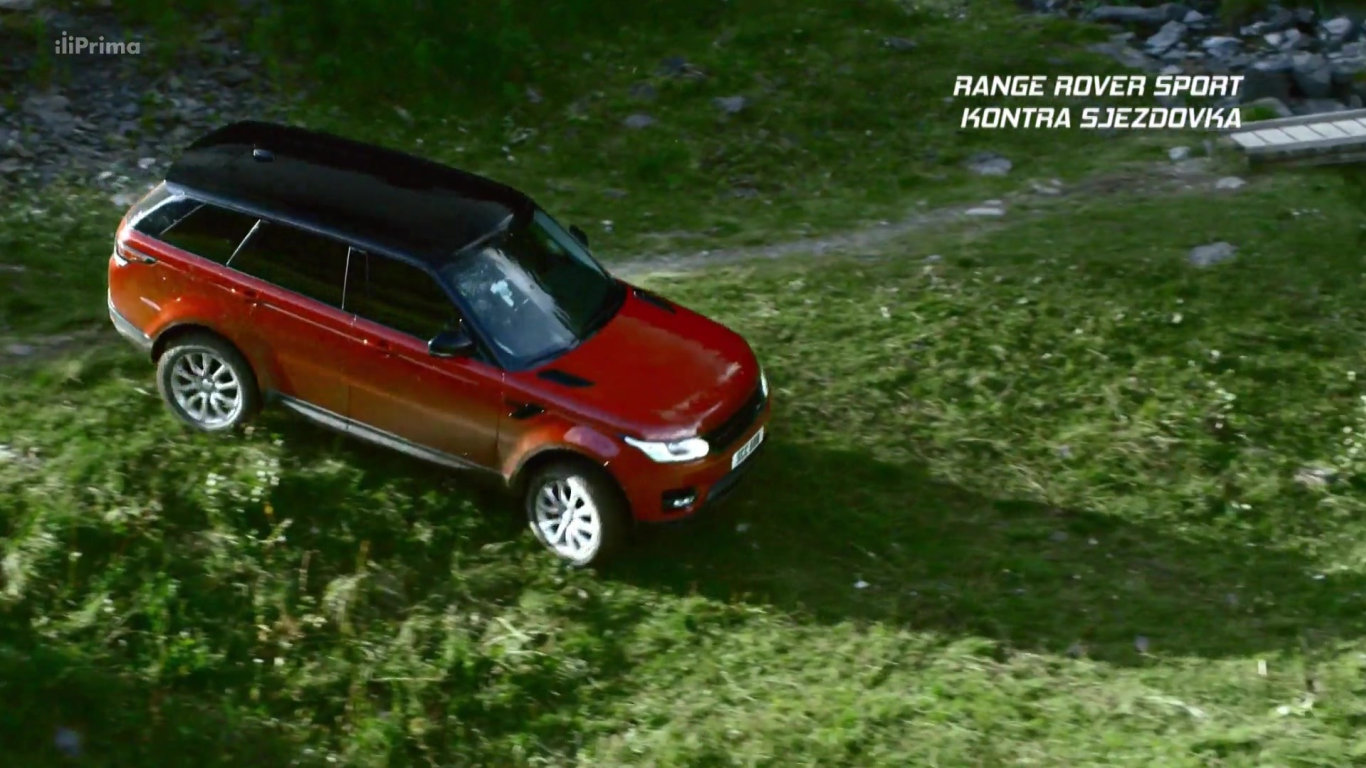 Range Rover Sport kontra sjezdovka