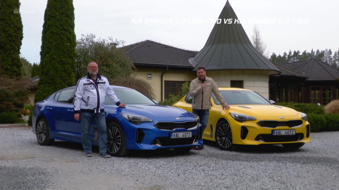 Kia Stinger 2,2 CRDi AWD vs Kia Stinger 2,0 T-GDI